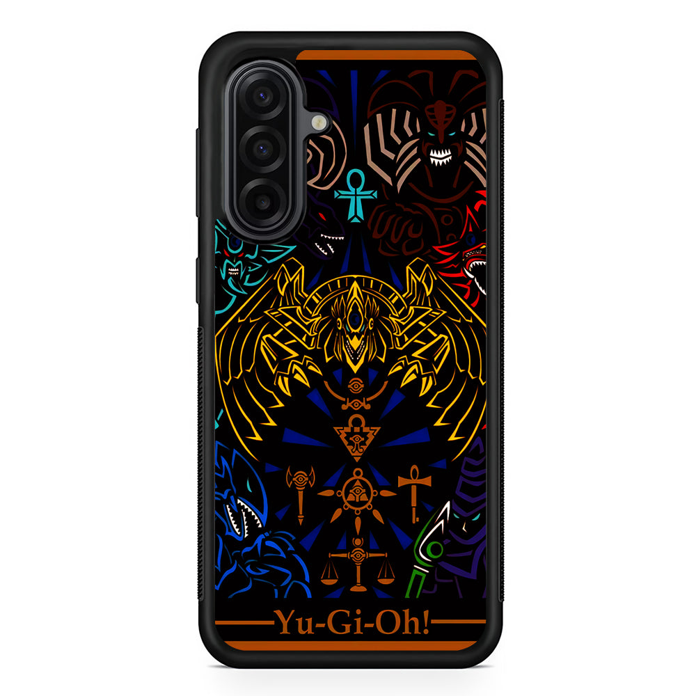 Yu-Gi-Oh Egyptian Gods Card Samsung Galaxy A17 Case | Durable Rubber Samsung Galaxy A17 Phone Case