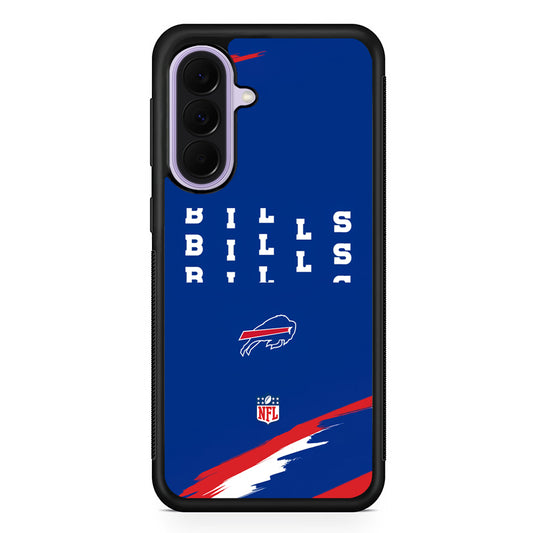 NFL Buffalo Bills Blue Samsung Galaxy A37 Case | Samsung Galaxy A37 Rubber Protective Case