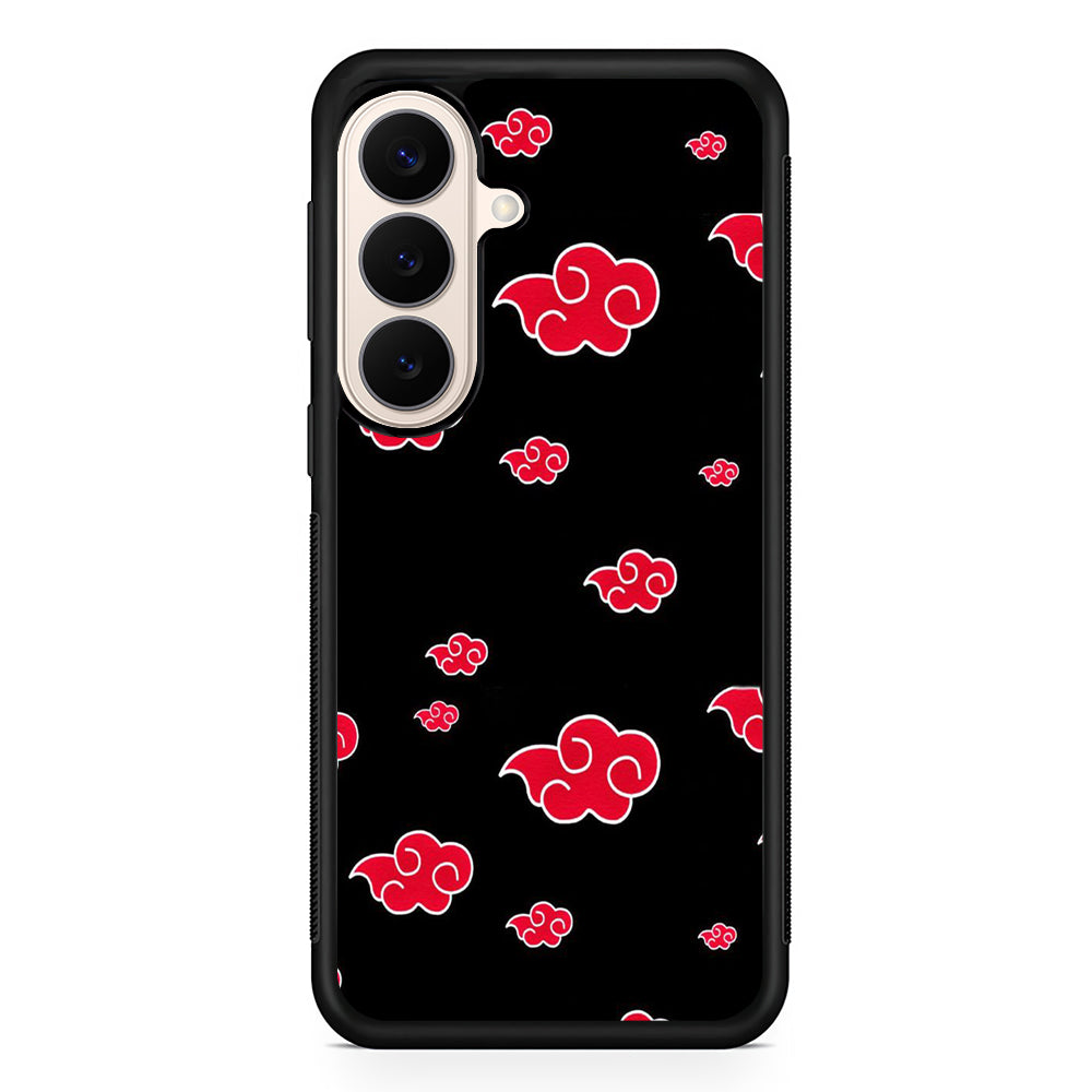 Naruto - Akatsuki Symbol Samsung Galaxy S26 Case | Durable Protective Rubber Cover