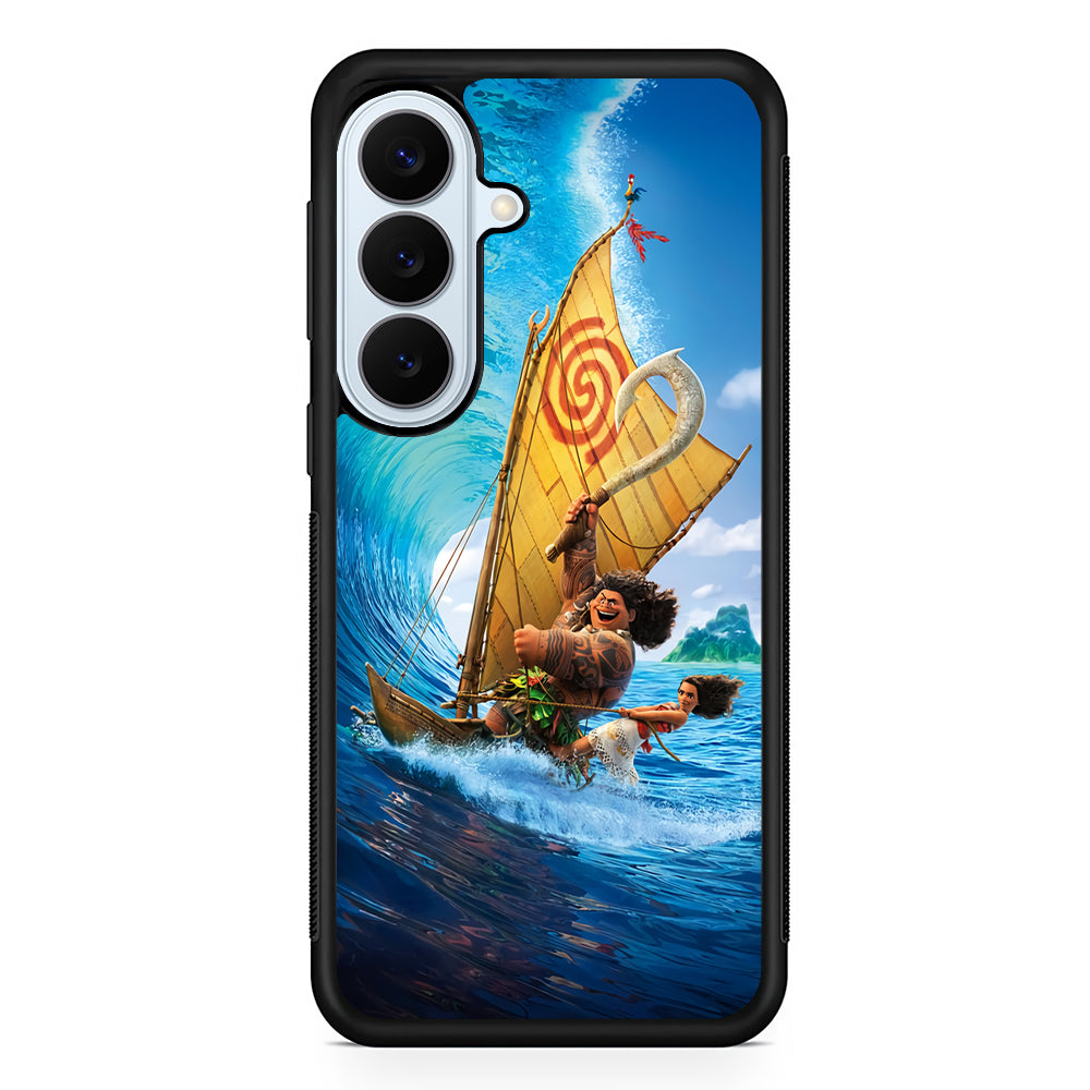 Moana Sailing on The Sea Samsung Galaxy S26 Plus Case | Slim Protective Rubber Cover