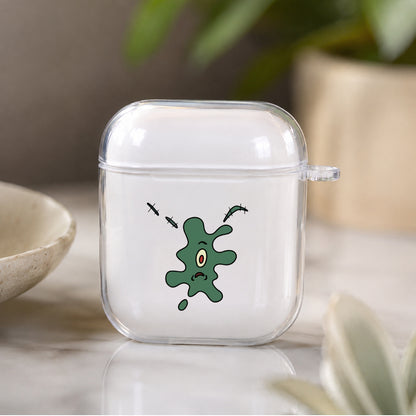 Flat Plankton Protective Clear Case Cover For Apple Airpods | Soft Silicone AirPods 1 / 2 Case | Protective Cover