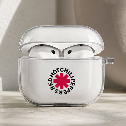 Hot Chili Peppers Rock Band Protective Apple AirPods Pro 3 Clear Case | Shockproof Cover