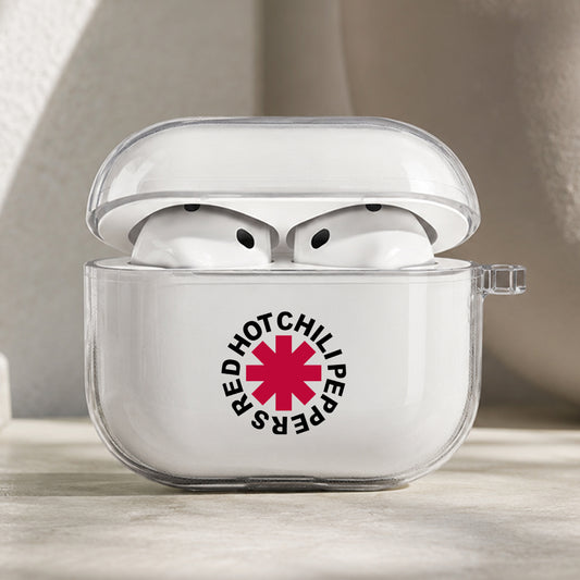 Hot Chili Peppers Rock Band Protective Apple AirPods Pro 3 Clear Case | Shockproof Cover