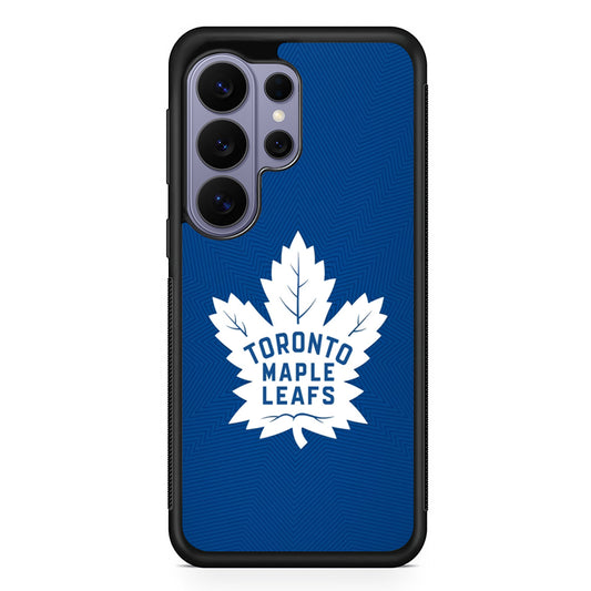 NHL Toronto Maple Leafs Pattern Samsung Galaxy S26 Ultra Case | Protective Rubber Cover