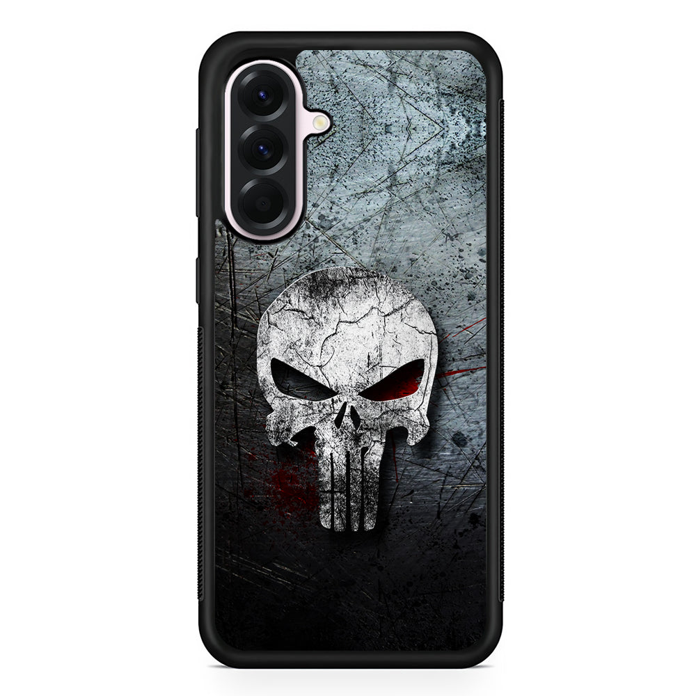 The Punisher Logo Samsung Galaxy A56 Case | Samsung Galaxy A56 Protective Rubber Case