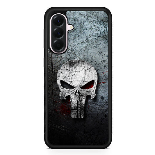 The Punisher Logo Samsung Galaxy A56 Case | Samsung Galaxy A56 Protective Rubber Case