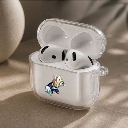 Dragon Ball Z Vegeta Pride Protective Apple Airpods 4 Clear Case - Durable Clear Protection