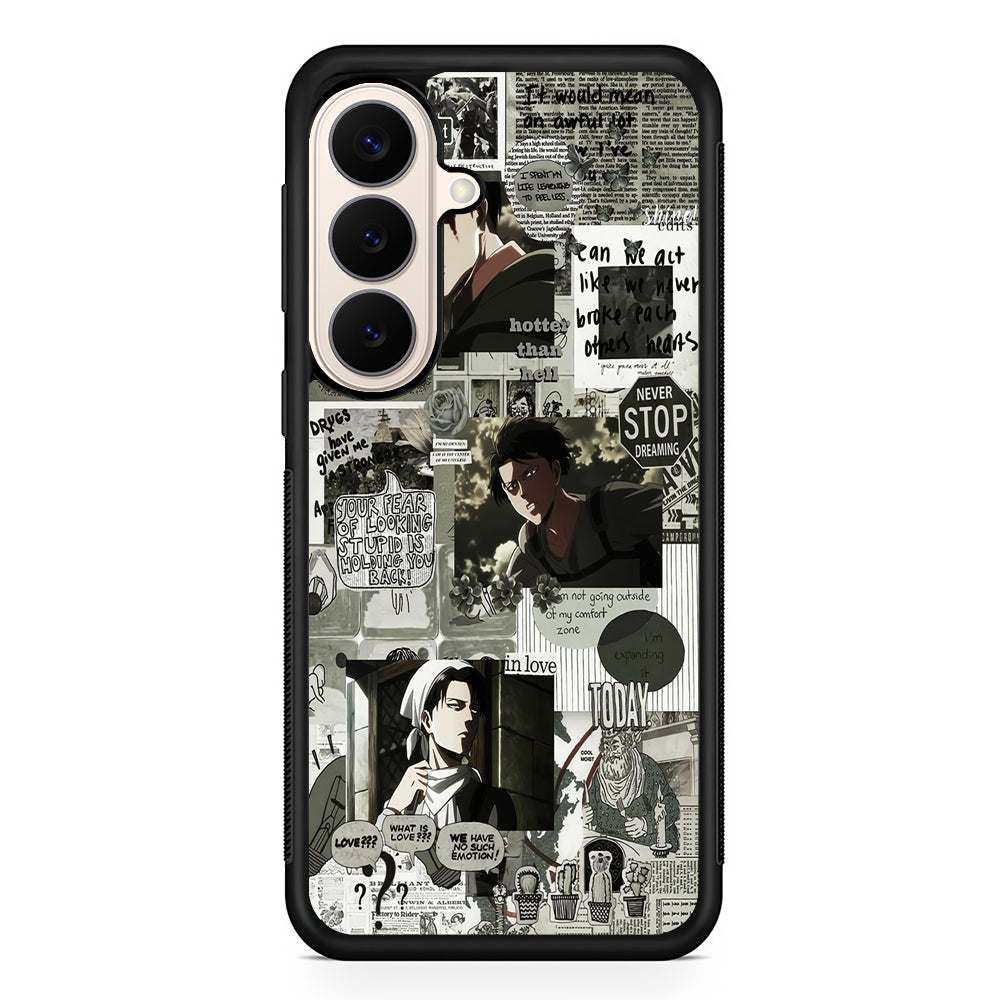 Levi Ackerman Aesthetic Samsung Galaxy S26 Case | Durable Protective Rubber Cover