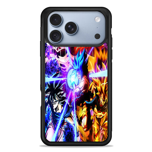 Dragon Ball Super Saiyan Kamehameha iPhone 18 Pro Case - iPhone 18 Pro Silicone Case