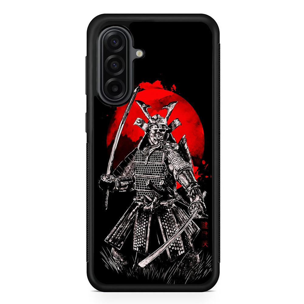 Samurai Two Swords Samsung Galaxy A17 Case | Durable Rubber Samsung Galaxy A17 Phone Case