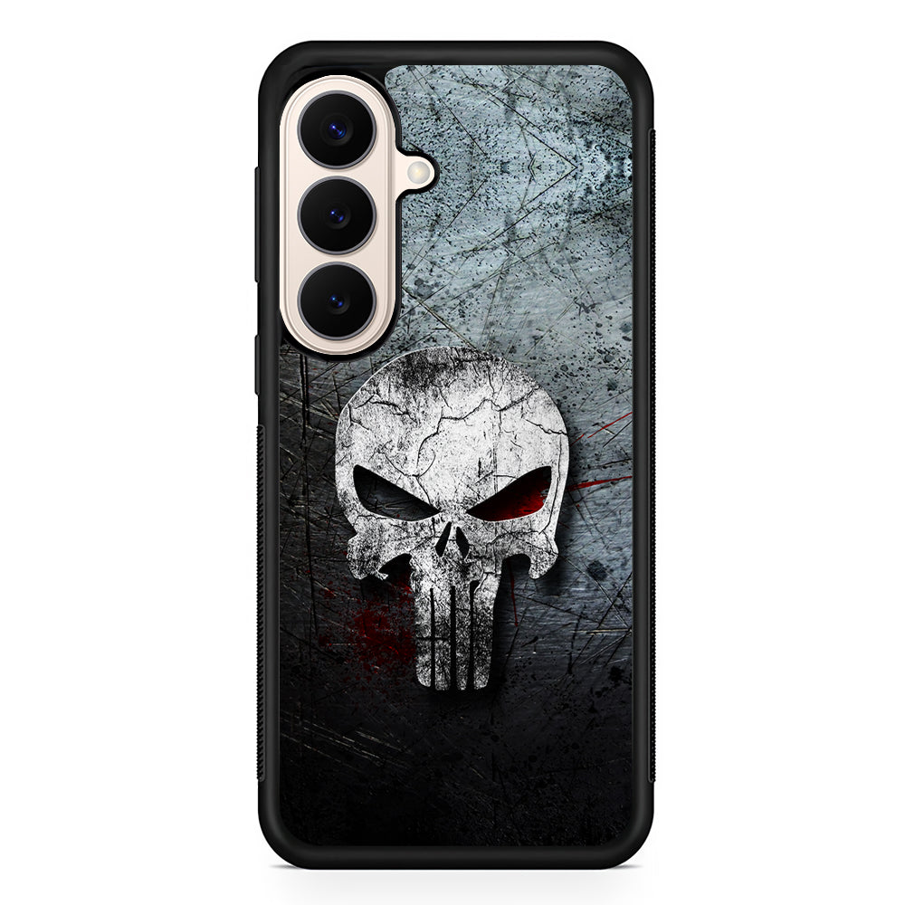 The Punisher Logo Samsung Galaxy S26 Case | Durable Protective Rubber Cover