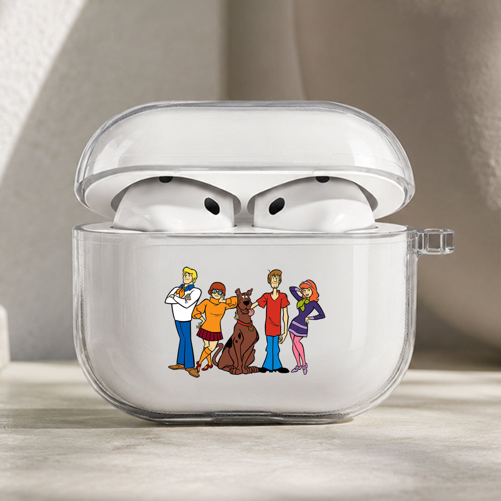 Scooby-Doo Main Character Protective Apple AirPods Pro 3 Clear Case | Shockproof Cover