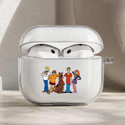 Scooby-Doo Main Character Protective Apple AirPods Pro 3 Clear Case | Shockproof Cover