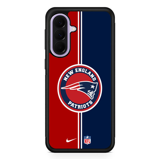 NFL New England Patriots Nike Logo Samsung Galaxy A37 Case | Samsung Galaxy A37 Rubber Protective Case