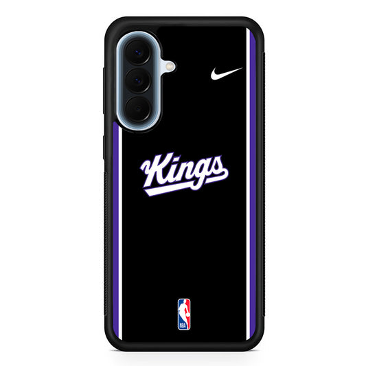 NBA Sacramento Kings Black Nike Samsung Galaxy A57 Case | Slim Samsung Galaxy A57 Protective Case