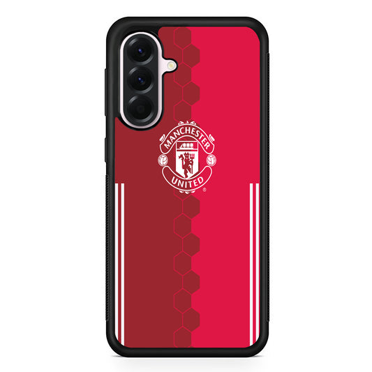 FB Manchester United Samsung Galaxy A56 Case | Samsung Galaxy A56 Protective Rubber Case