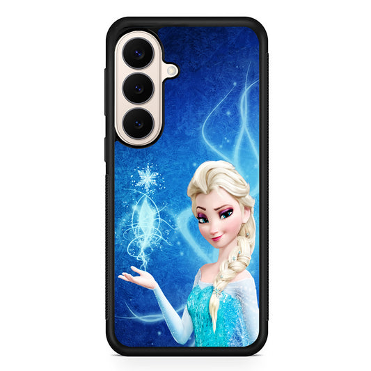 Frozen Elsa Art Samsung Galaxy S26 Case | Durable Protective Rubber Cover