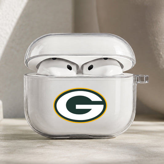 NFL Green Bay Packers Symbol Protective Apple AirPods Pro 3 Clear Case | Shockproof Cover