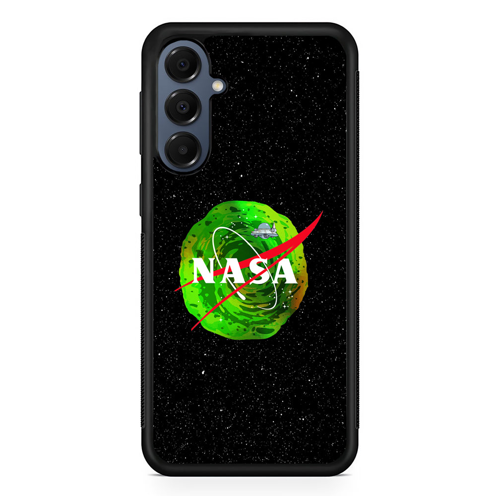 Nasa Rick and Morty Portal Samsung Galaxy A16 Case | Slim Protective Cover for Samsung Galaxy A16