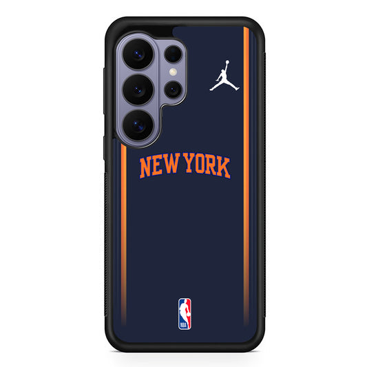 NBA New York Knicks Navy Jordan Samsung Galaxy S26 Ultra Case | Slim Durable Protective Cover