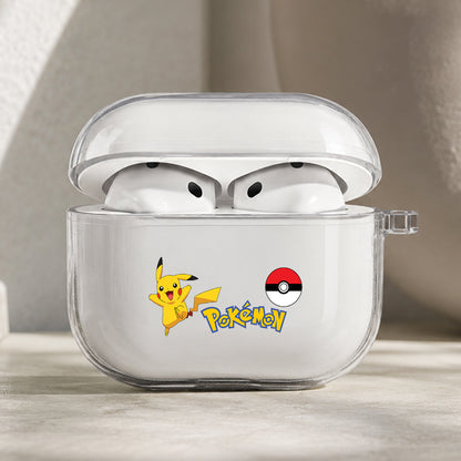 Pokemon Pikachu Protective Apple AirPods Pro 3 Clear Case | Shockproof Cover