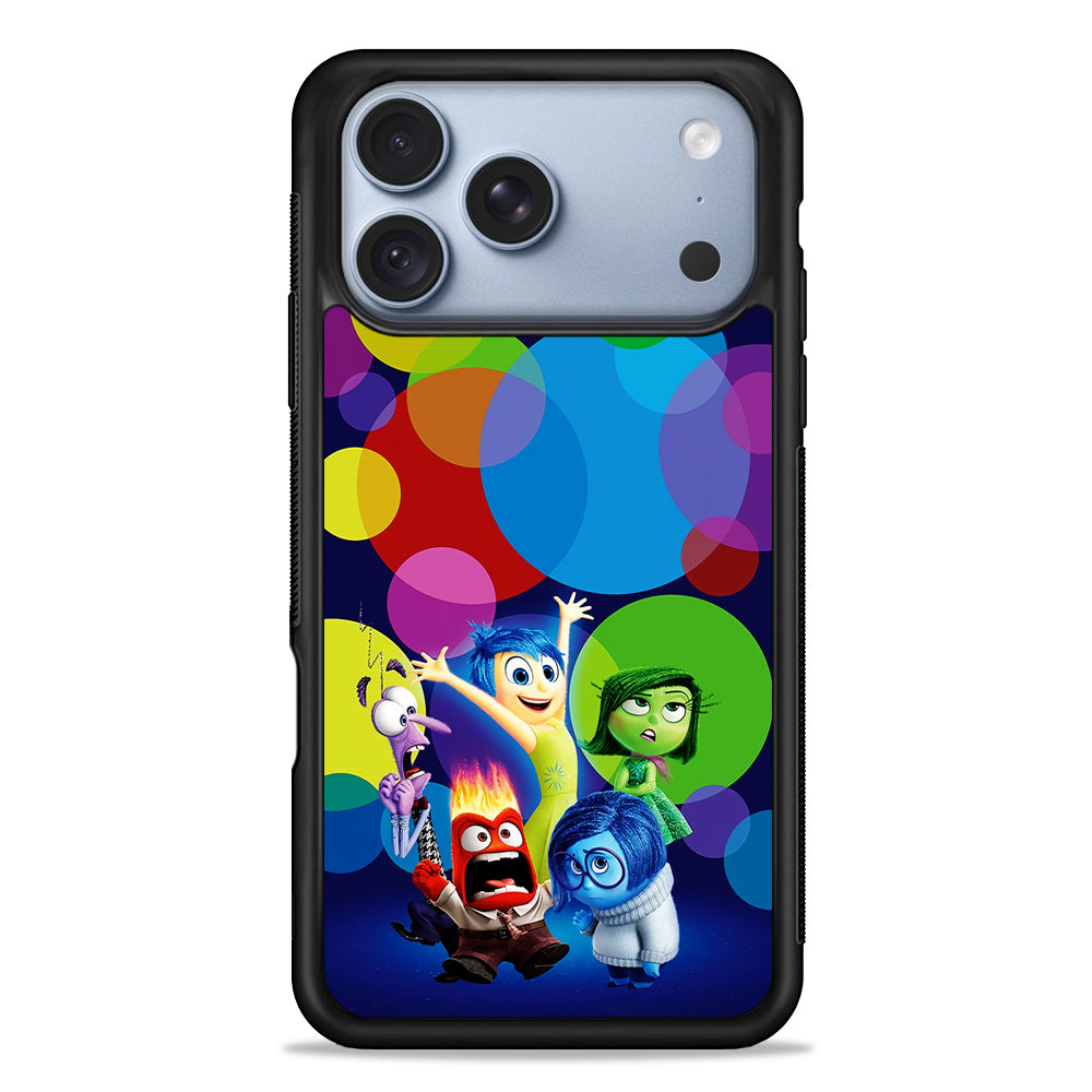 Inside Out Colorful Circle iPhone 18 Pro Case - iPhone 18 Pro Silicone Case