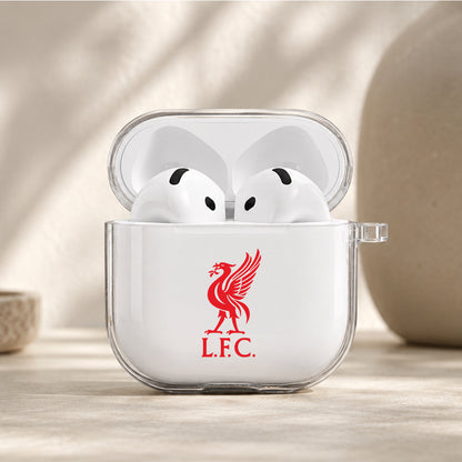 Liverpool Football Logo Protective Apple Airpods 4 Clear Case - Durable Clear Protection