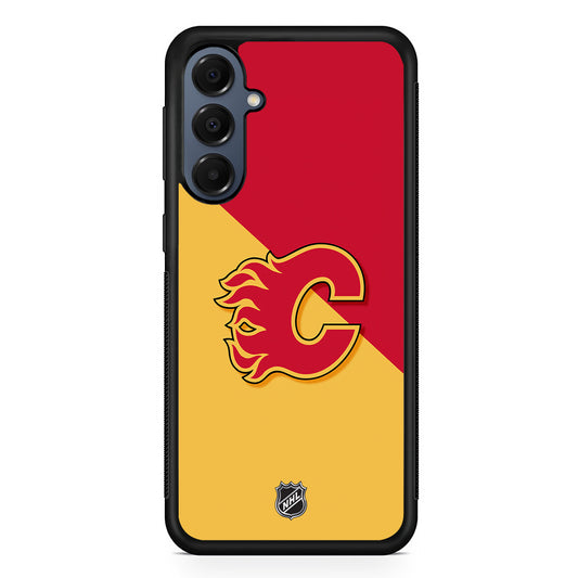 NHL Calgary Flames Red Yellow Samsung Galaxy A16 Case | Slim Protective Cover for Samsung Galaxy A16