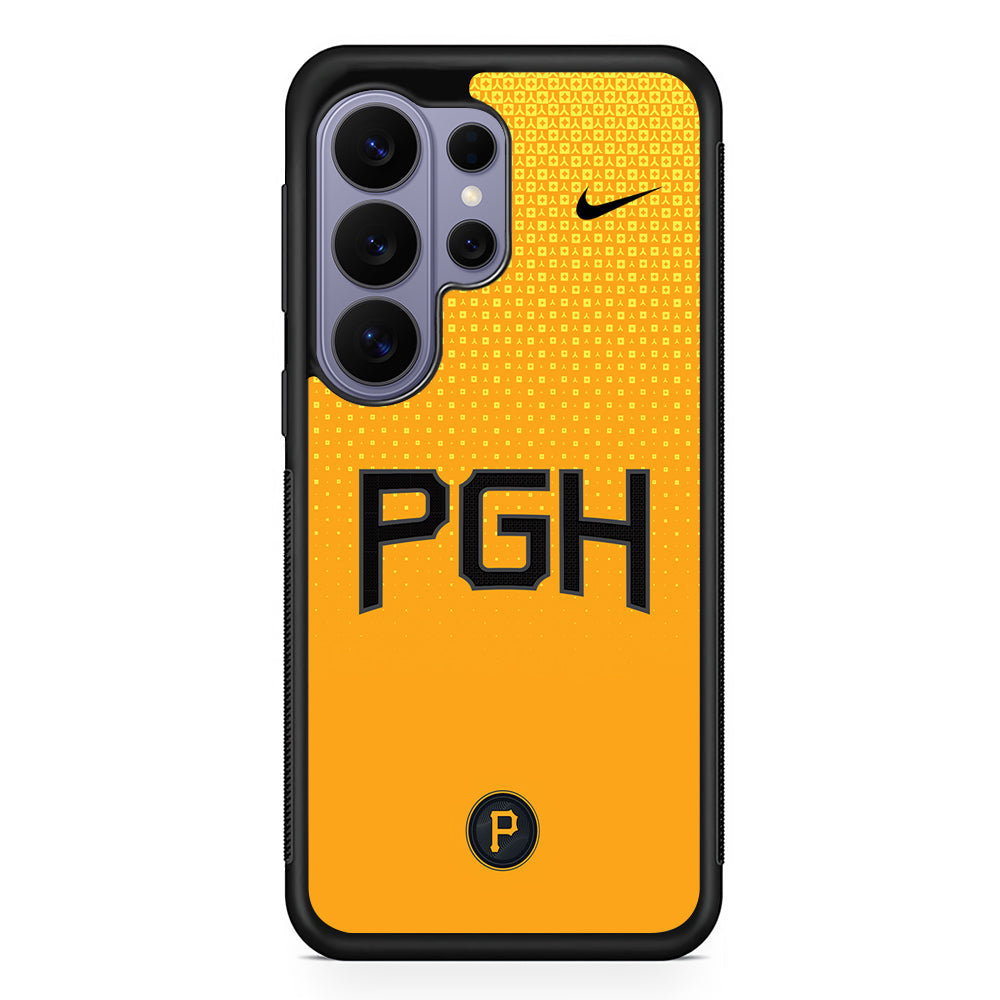 MLB Pittsburgh Pirates Yellow Nike Samsung Galaxy S26 Ultra Case | Slim Durable Protective Cover
