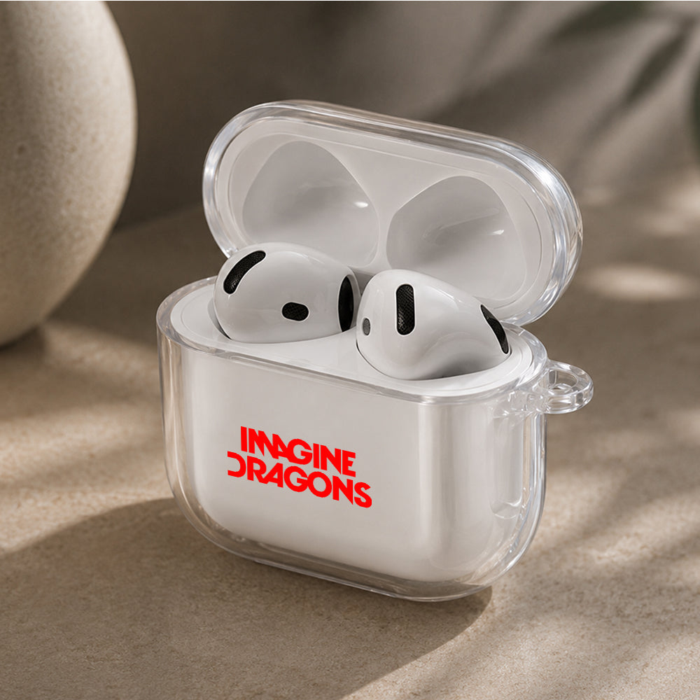 Imagine Dragons Pop Rock Band Protective Apple Airpods 4 Clear Case - Durable Clear Protection