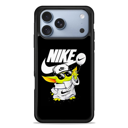 Nike Chibi Yoda Star Wars iPhone 18 Pro Case - iPhone 18 Pro Silicone Case