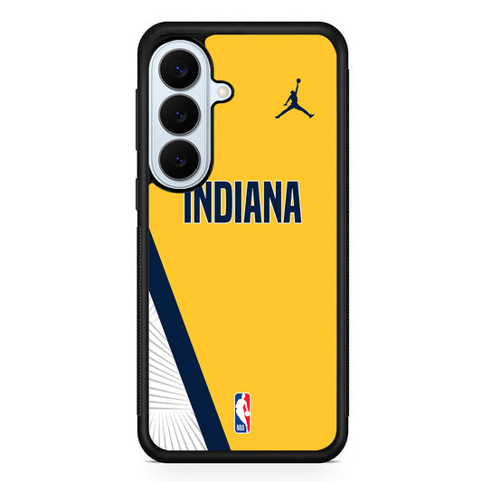 NBA Indiana Pacers Yellow Jordan Samsung Galaxy S26 Plus Case | Lightweight Protective Phone Cover