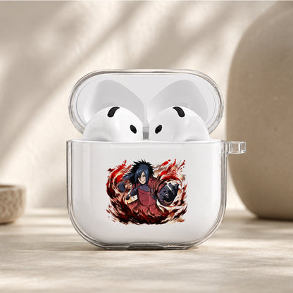 Madara Sinister Gaze Form Protective Apple Airpods 4 Clear Case - Durable Clear Protection