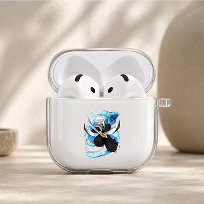 Bleach Toshiro Hitsugaya Protective Apple Airpods 4 Clear Case - Durable Clear Protection