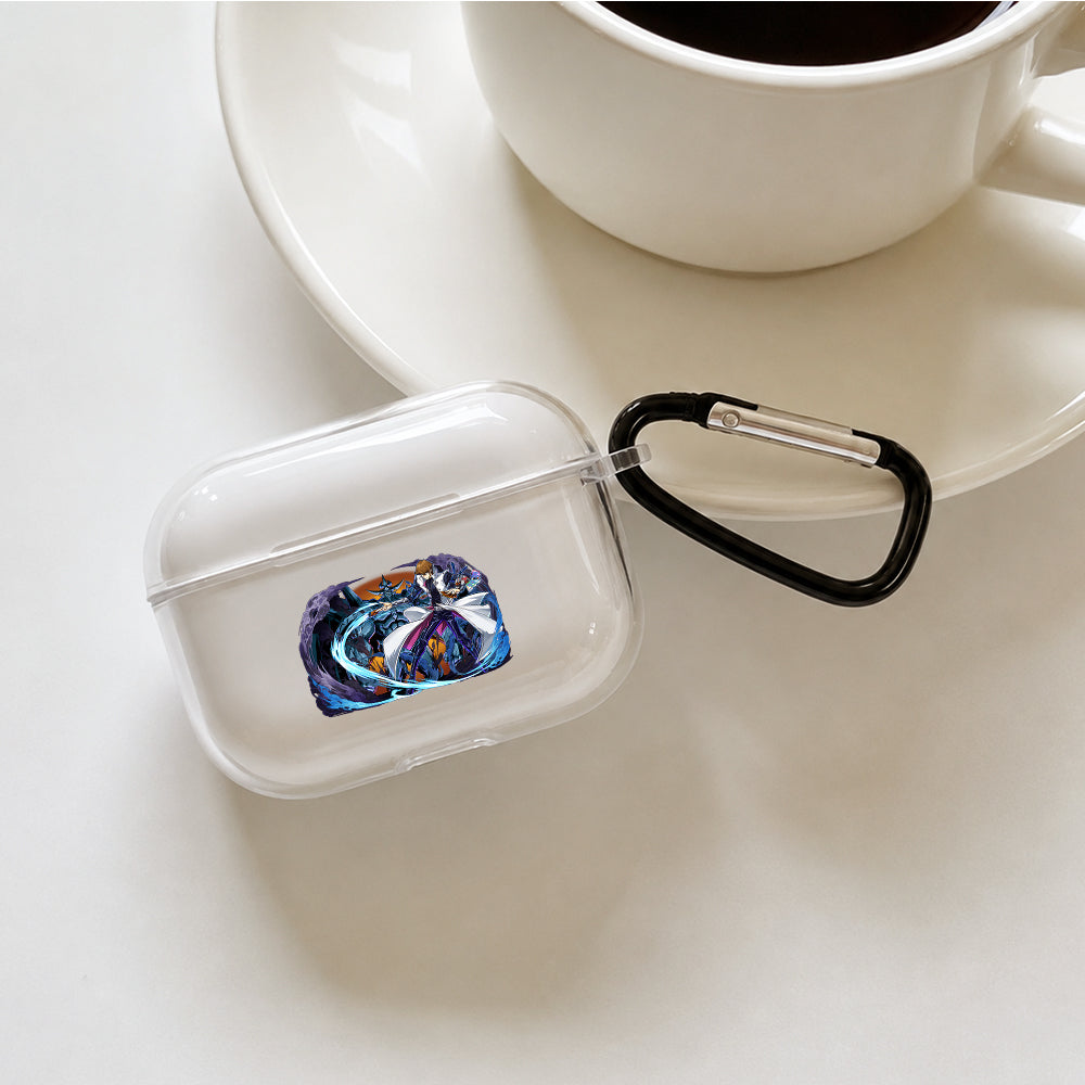 Yu-Gi-Oh Kaiba God Card Protective Apple AirPods Pro 3 Clear Case | Shockproof Cover