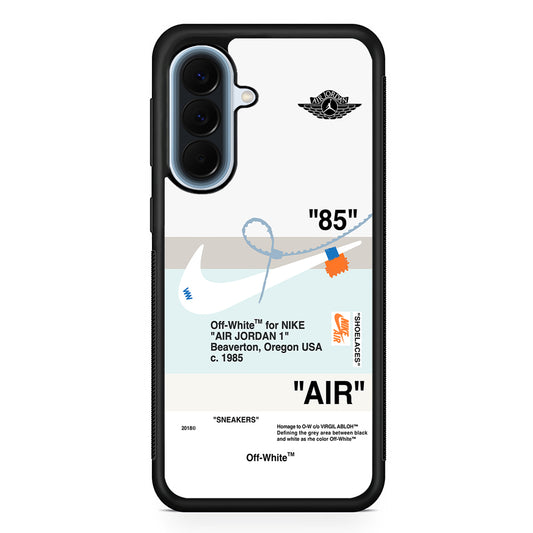 Nike X Air Jordan White Samsung Galaxy A57 Case | Slim Samsung Galaxy A57 Protective Case
