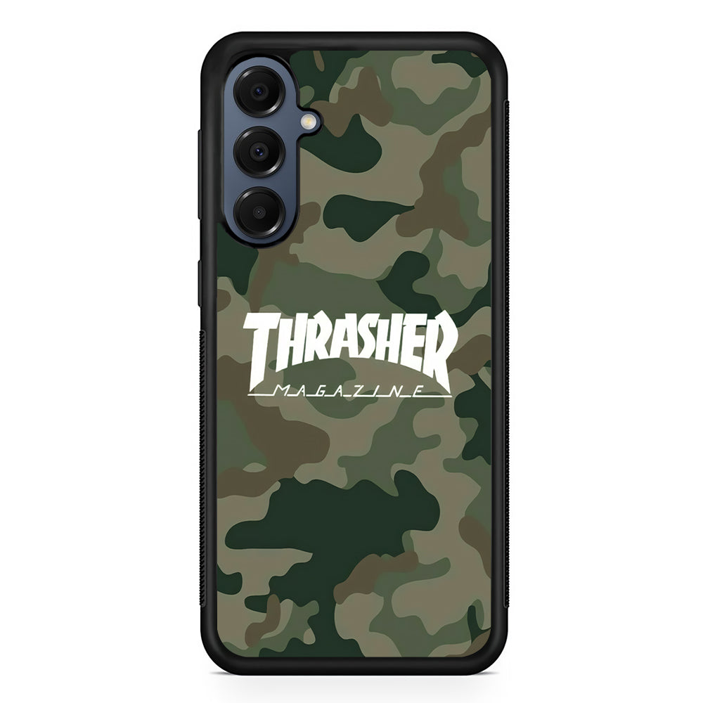 Thrasher Magazine Green Army Samsung Galaxy A16 Case | Slim Protective Cover for Samsung Galaxy A16