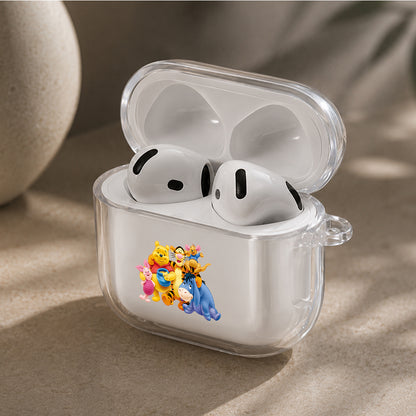 Winnie the Pooh Friends Protective Apple Airpods 4 Clear Case - Durable Clear Protection