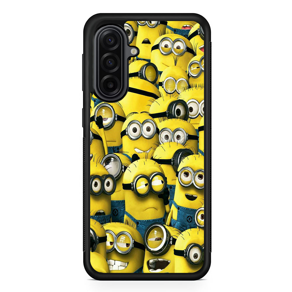 Lots of Minion Samsung Galaxy A17 Case | Durable Rubber Samsung Galaxy A17 Phone Case