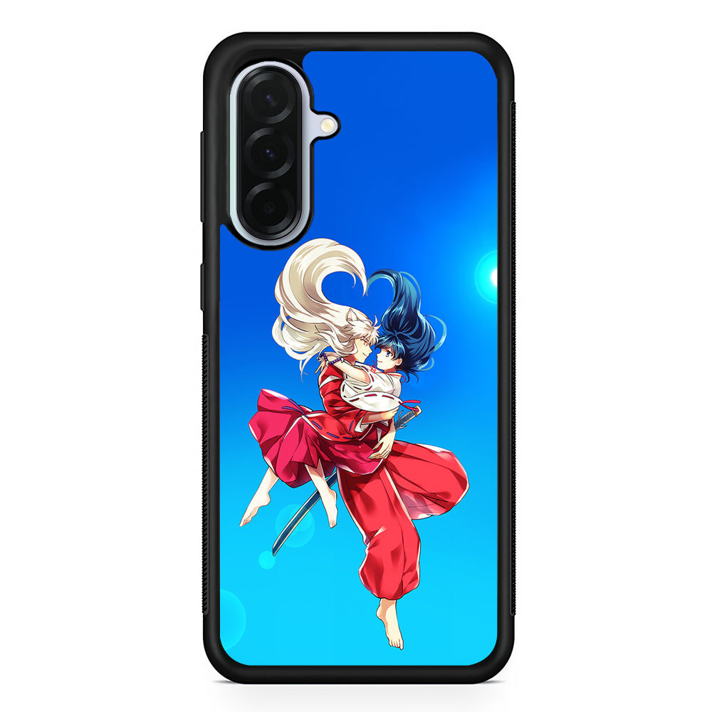 Inuyasha and Kagome Romantic Samsung Galaxy A36 Case | Durable Samsung Galaxy A36 Protective Case