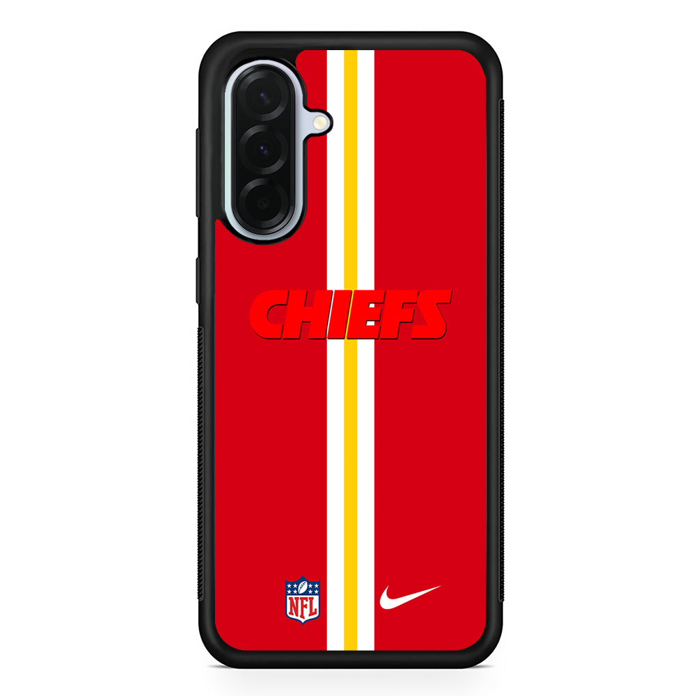NFL Kansas City Chiefs Nike Samsung Galaxy A36 Case | Durable Samsung Galaxy A36 Protective Case