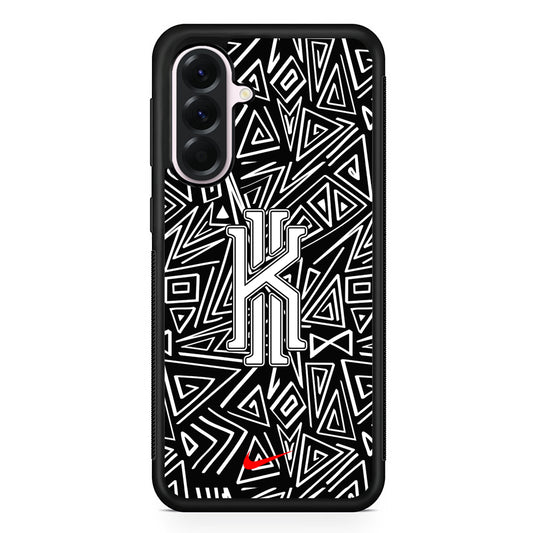 Kyrie Irving Abstract Shapes Samsung Galaxy A56 Case | Samsung Galaxy A56 Protective Rubber Case
