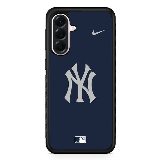 MLB New York Yankees Blue Nike Samsung Galaxy A56 Case | Samsung Galaxy A56 Protective Rubber Case