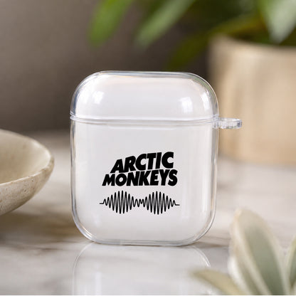 Arctic Monkeys Soundwave Protective Clear Case Cover For Apple Airpods | Soft Silicone AirPods 1 / 2 Case | Protective Cover