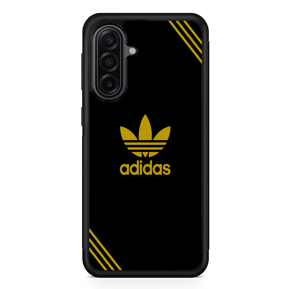 Adidas Yellow Color Samsung Galaxy A17 Case | Durable Rubber Samsung Galaxy A17 Phone Case