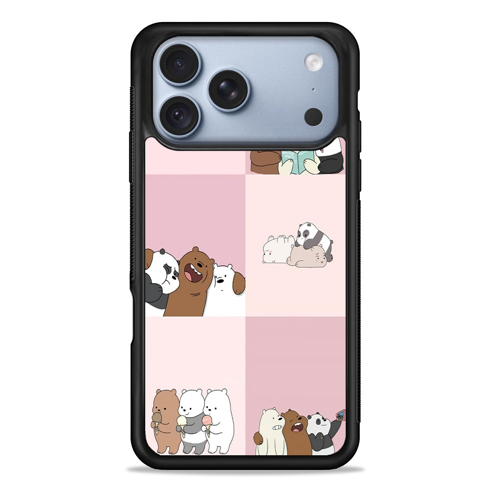 We Bare Bear Daily Life iPhone 18 Pro Case - iPhone 18 Pro Silicone Case