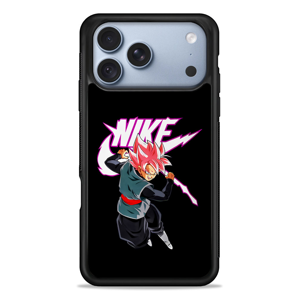 Nike Goku Black Rose iPhone 18 Pro Case - iPhone 18 Pro Silicone Case