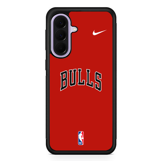 NBA Chicago Bulls Red Nike Samsung Galaxy A37 Case | Samsung Galaxy A37 Rubber Protective Case