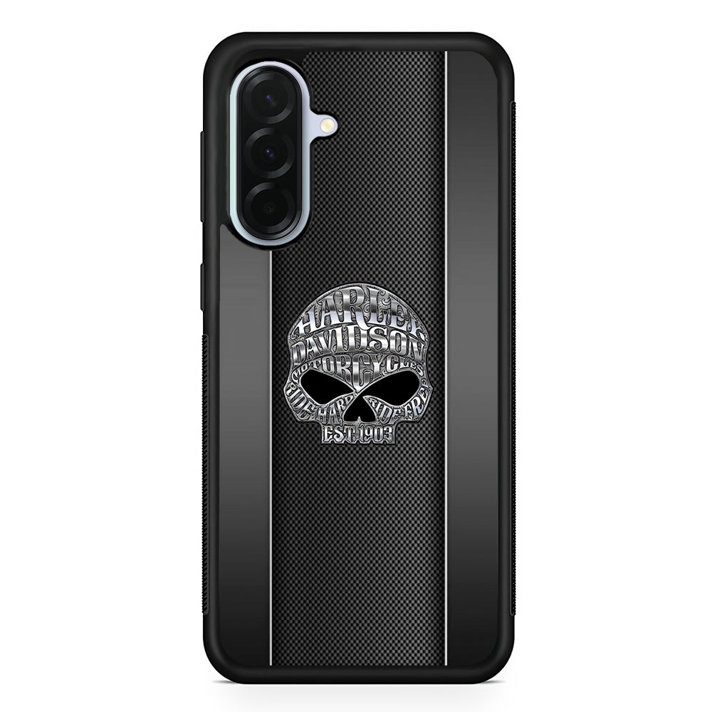 Harley Davidson Skull Design Samsung Galaxy A36 Case | Durable Samsung Galaxy A36 Protective Case
