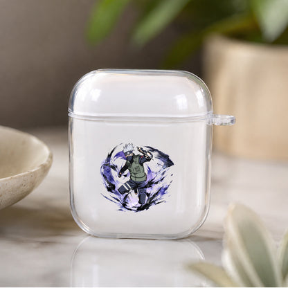 Kakashi Hatake Protective Clear Case Cover For Apple Airpods | Soft Silicone AirPods 1 / 2 Case | Protective Cover